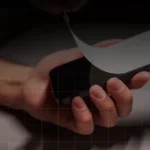 Hand with new iPhone