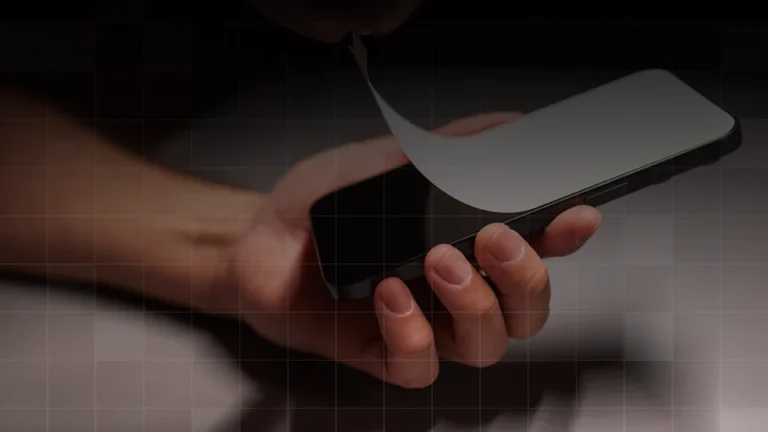 Hand with new iPhone
