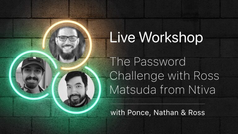 Live Workshop | The Password Challenge with Ross Matsuda from Ntiva