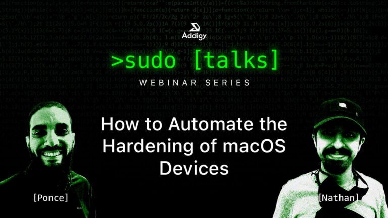 On-Demand Webinar: How to Automate the Hardening of macOS Devices