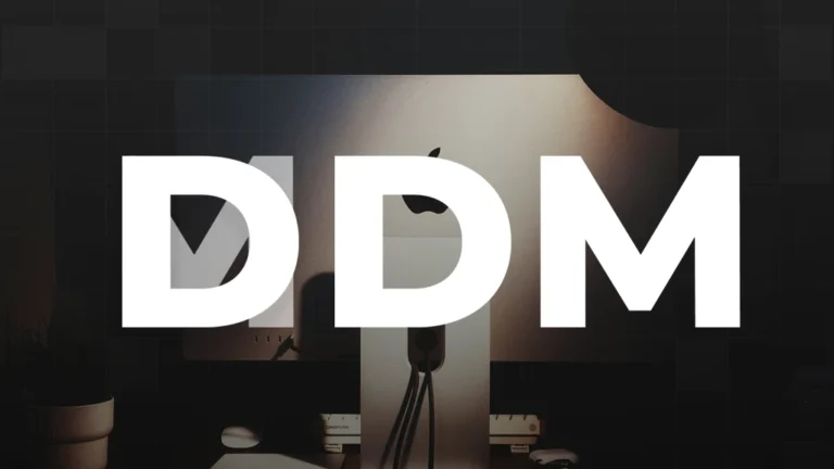 Apple Declarative Device Management (DDM) replacing legacy MDM for secure automated Apple device management