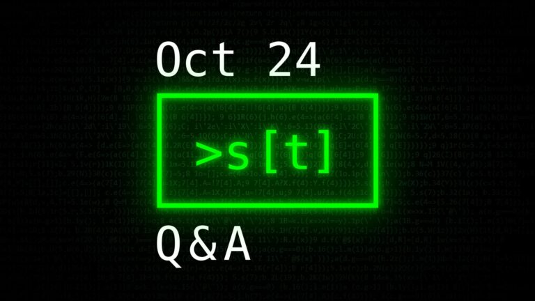 Sudo Talks Oct 24 Q&A