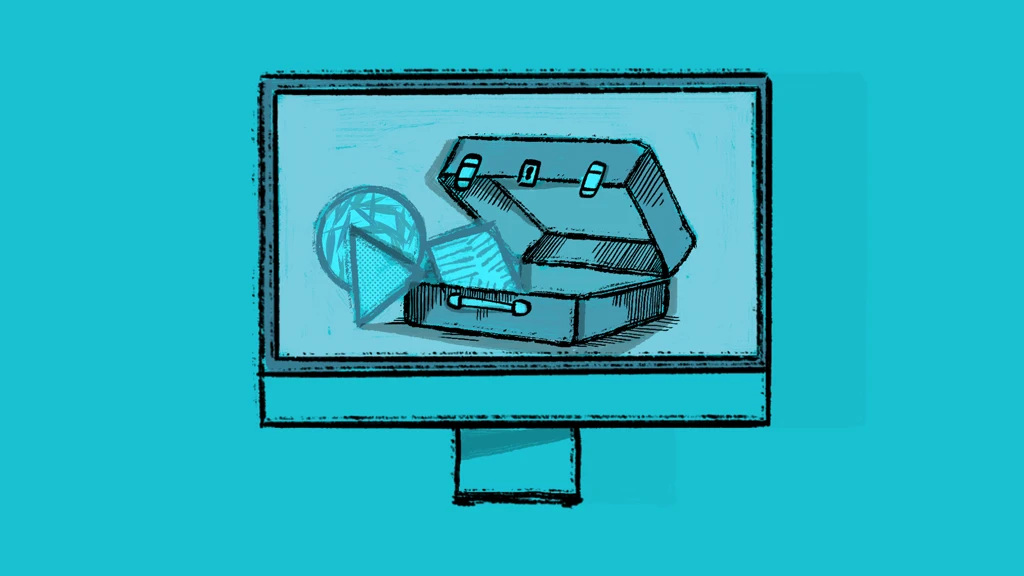 An illustration of a Mac with policies icons on the screen