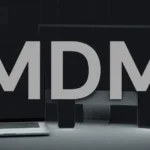 Apple deices with MDM letters up front.