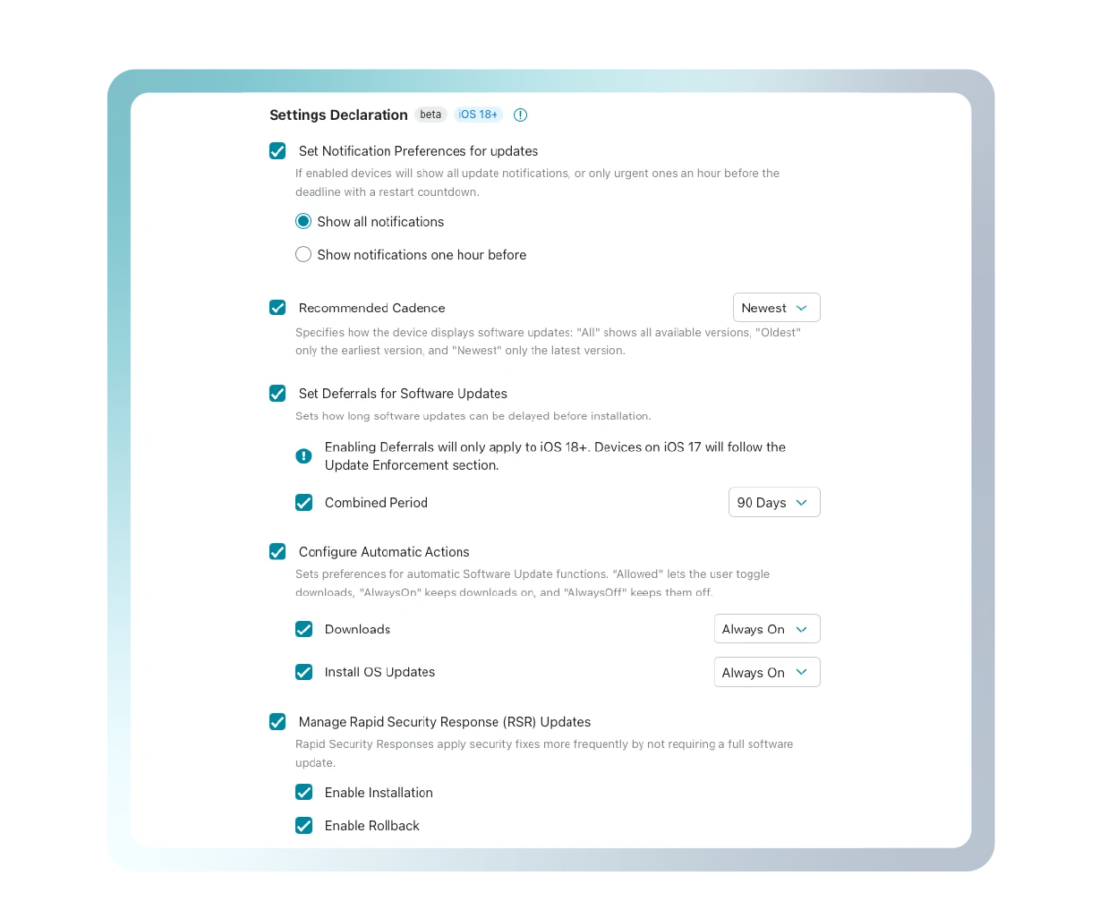 Declarative iOS  Addigy 2025