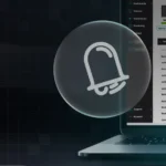 Macbook Pro with Addigy dashboard and urgency notification on the screen