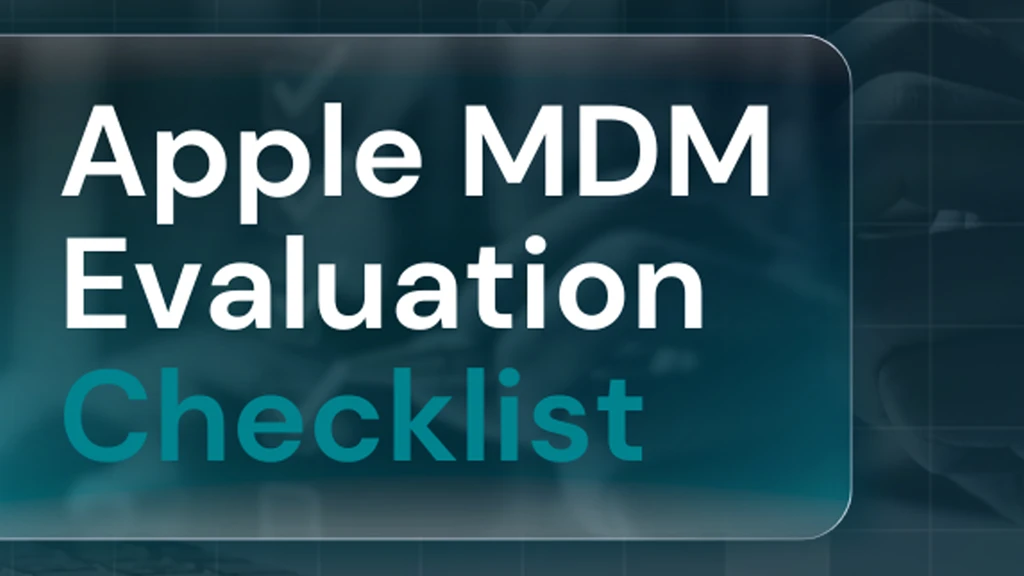 Apple MDM Evaluation checklist title