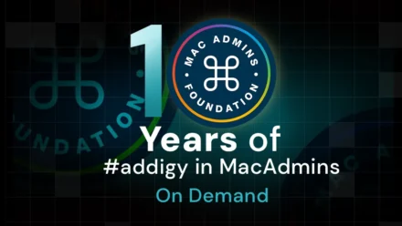 10 Years of Addigy in MacAdmins art on demand