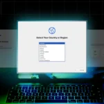 Apple Setup Assistant screens displayed during device onboarding