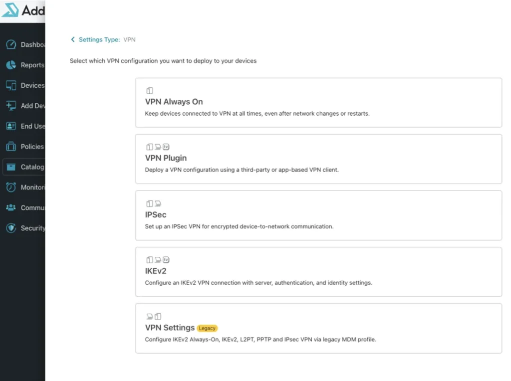 Network configurations